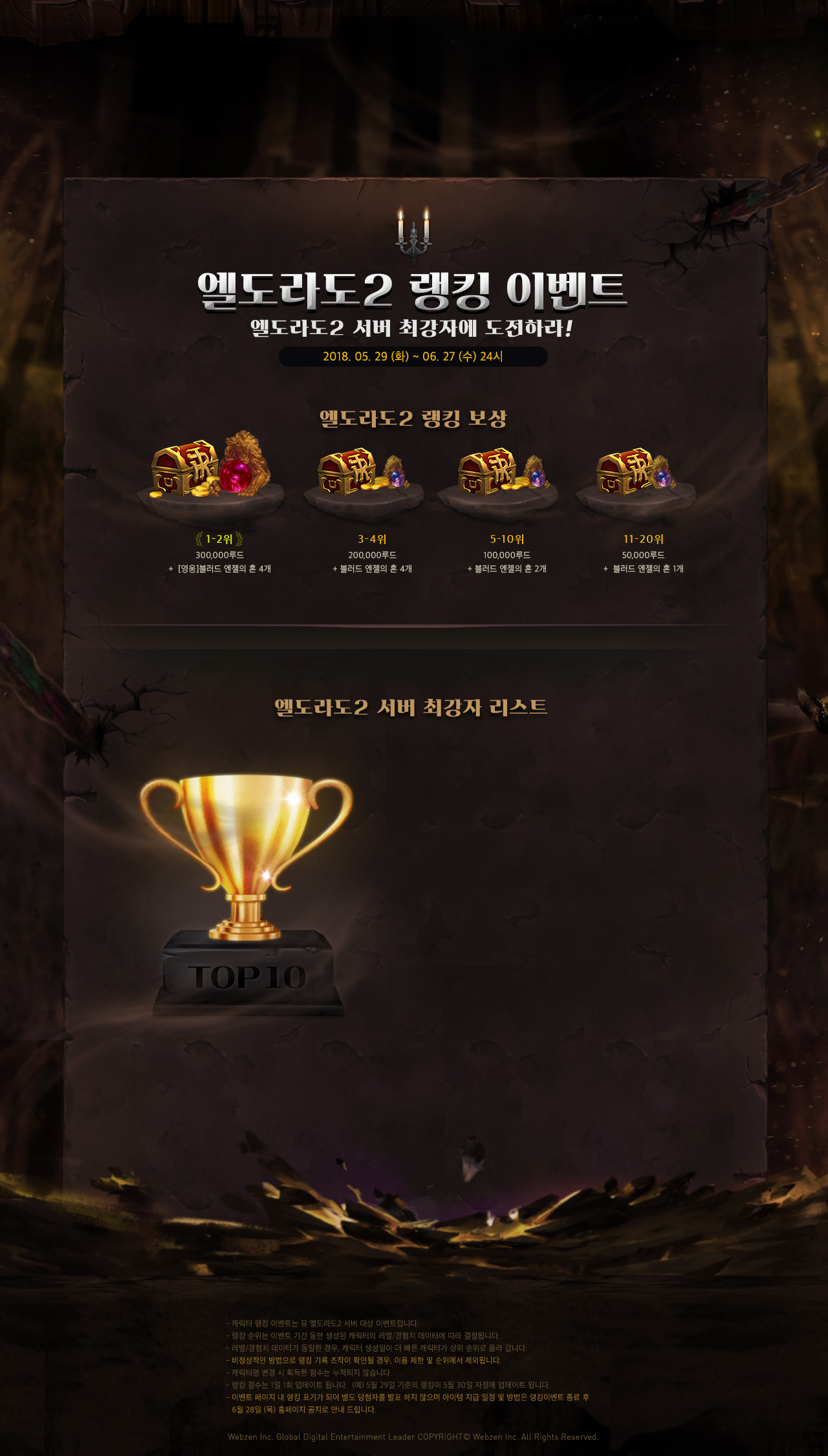 엘도라도2 랭킹 이벤트