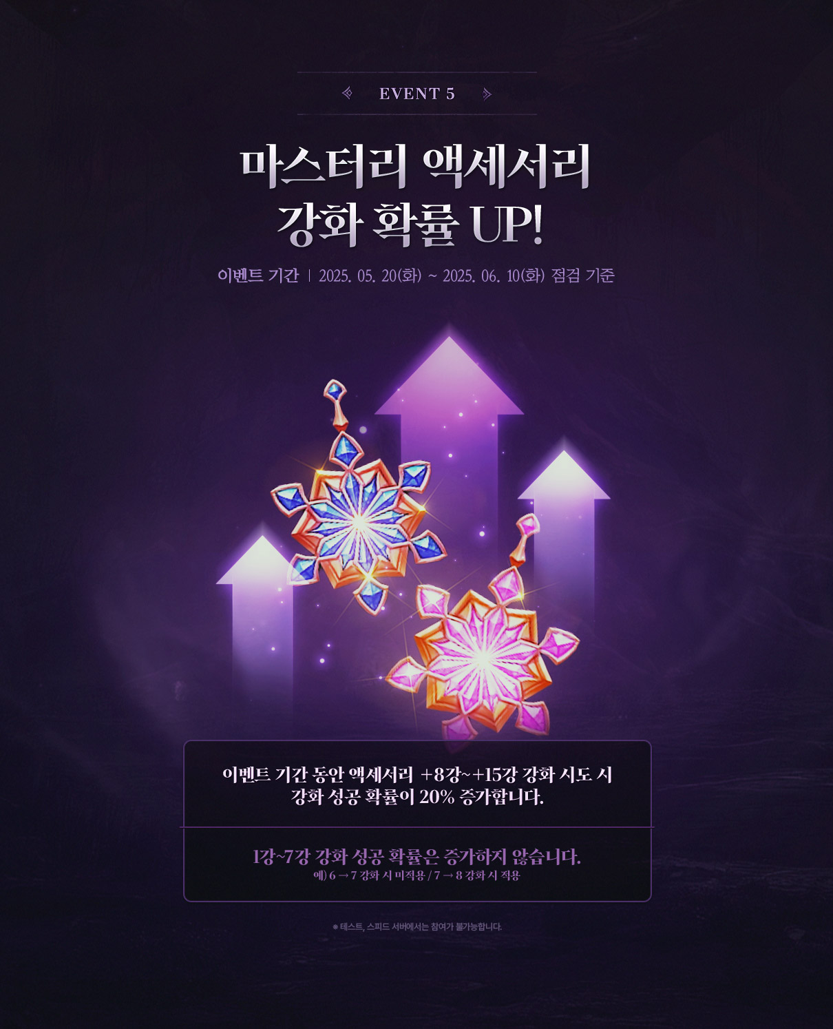 update3 - 마스터리 액세서리 강화 확률 UP! 이벤트